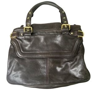 Billy Bag Dark Brown Soft Leather Handbag